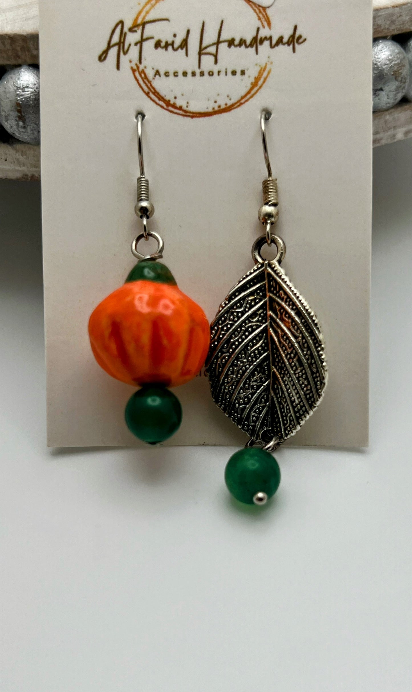 Handmade Pumpkin Earrings – Festive Autumn Jewelry