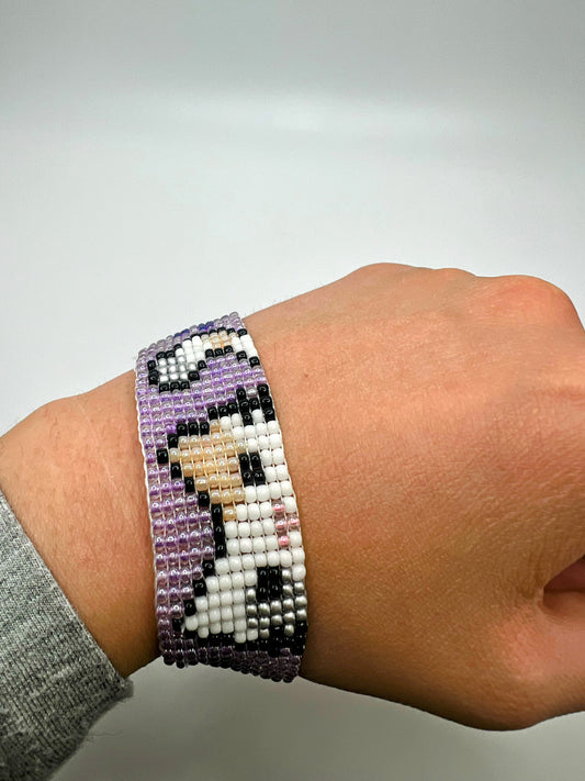 Handmade Cat Beads Bracelet – Cute Loom Beaded Jewelry