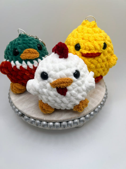 Blue & Pink Crochet Jellyfish Keychain – Handmade Amigurumi Plush Toy | Al Farid Gifts