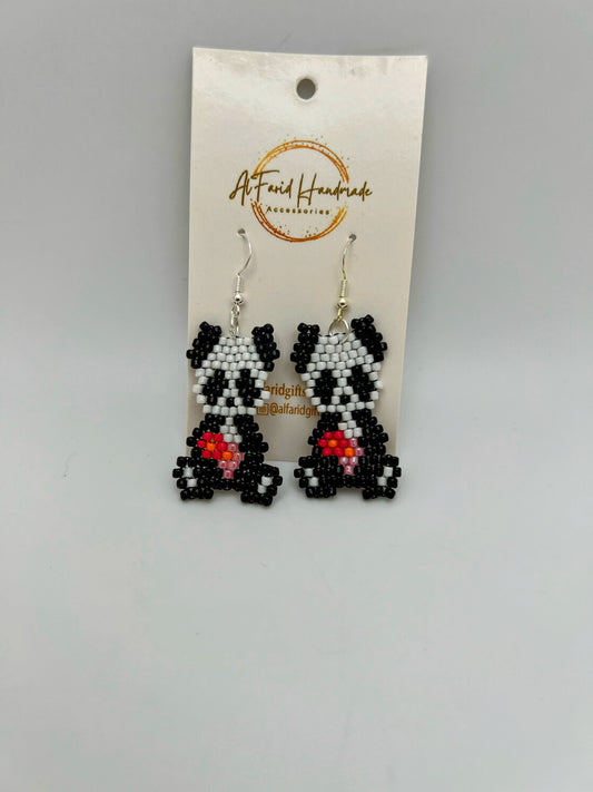 Handmade Banda Beaded Earrings – Vibrant Artisan Jewelry
