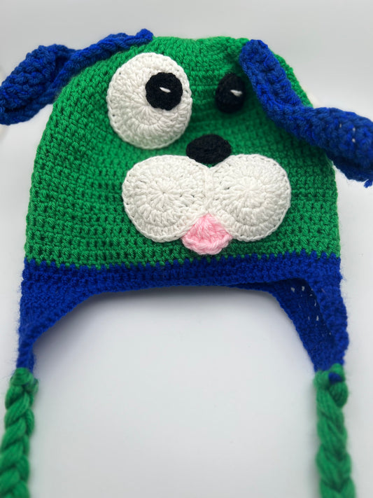 Handmade Crochet Dog Hat for Kids – Cute & Cozy Animal Design