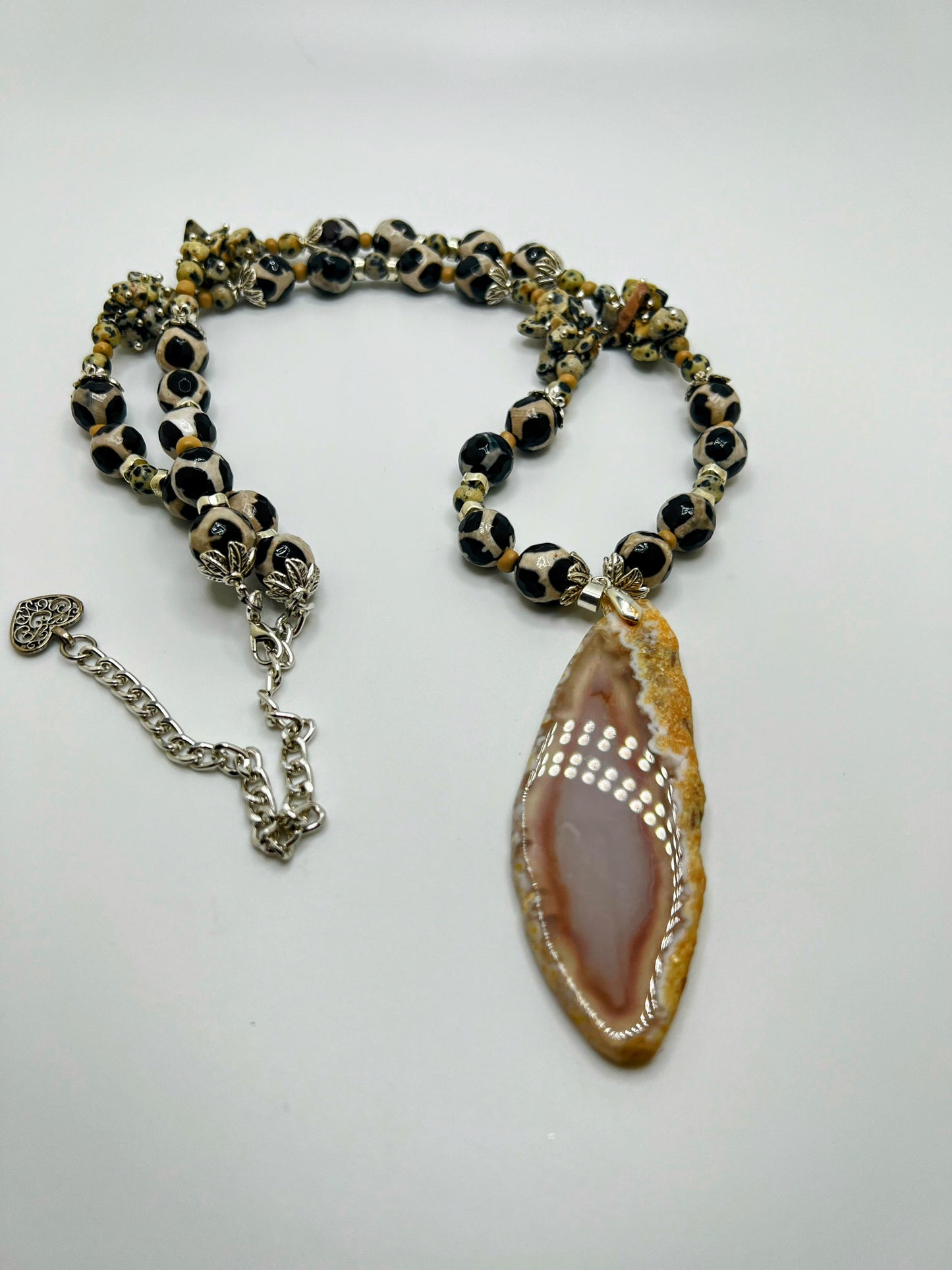 Tiger Agate Natural Stone Necklace (Diff Styles)