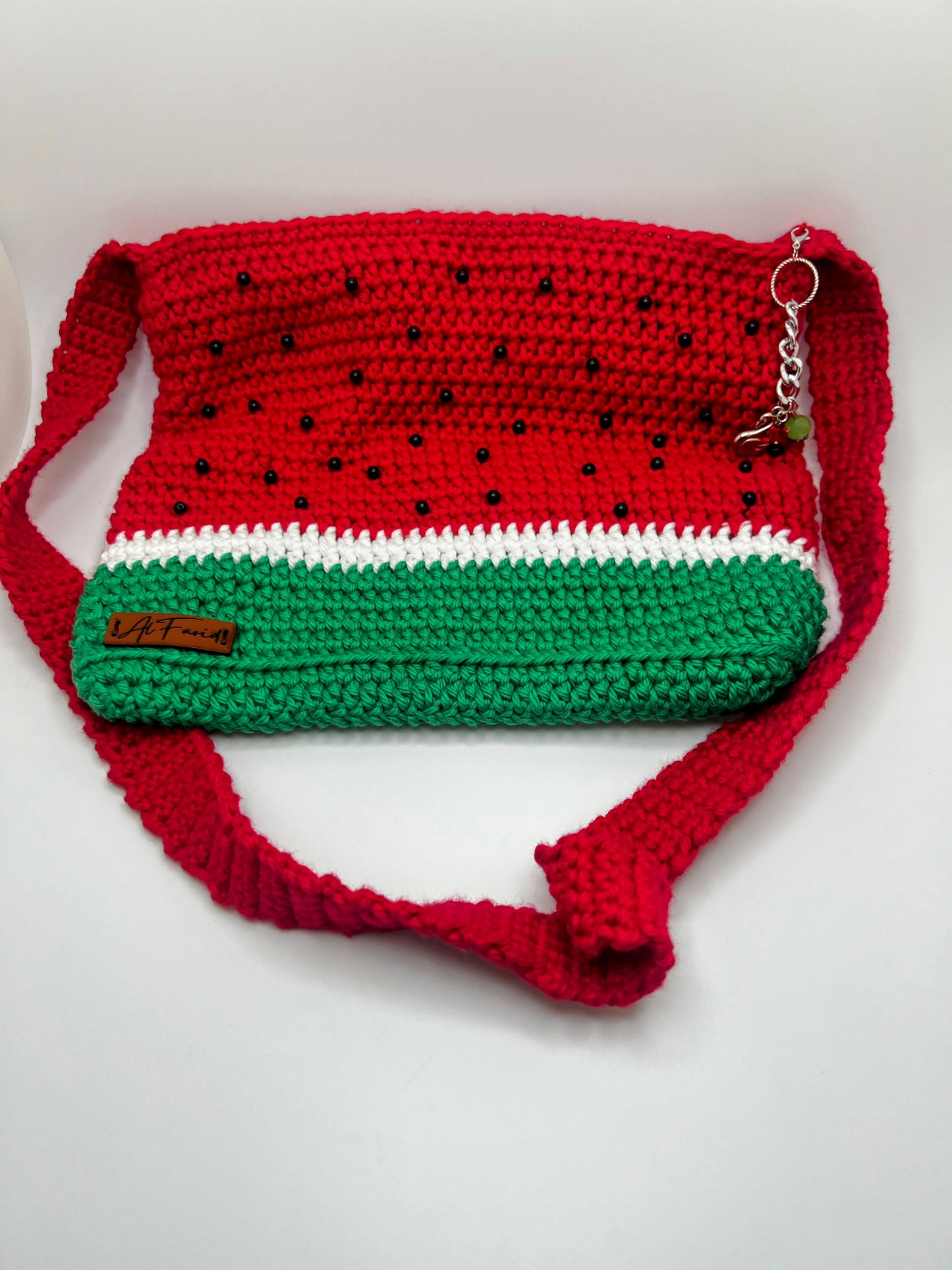 Crochet Watermelon Bag for Girls & Teens