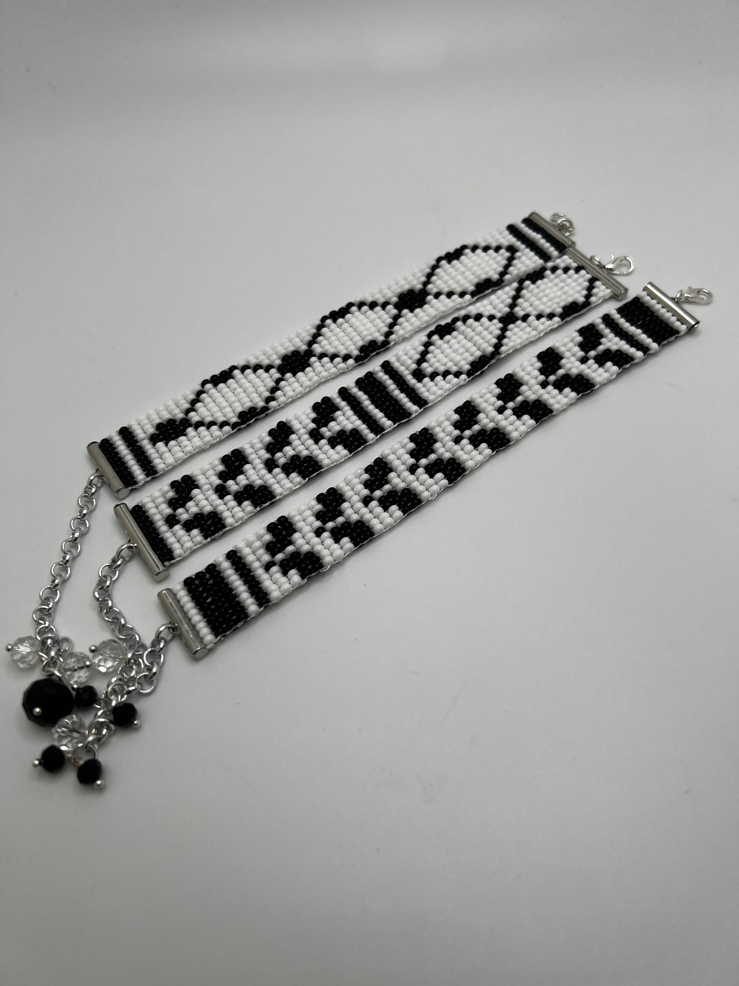 Handmade Palestine Kofia Loom Beads Bracelet – 3 Traditional Designs
