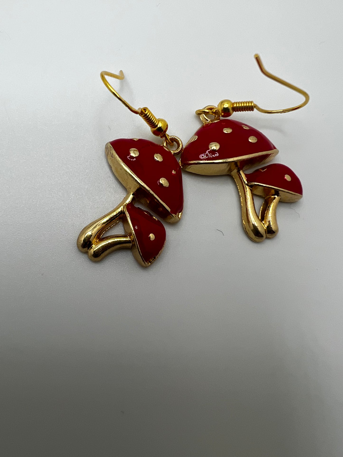 Gold Mushroom Earrings – Delicate Fungi-Inspired Studs