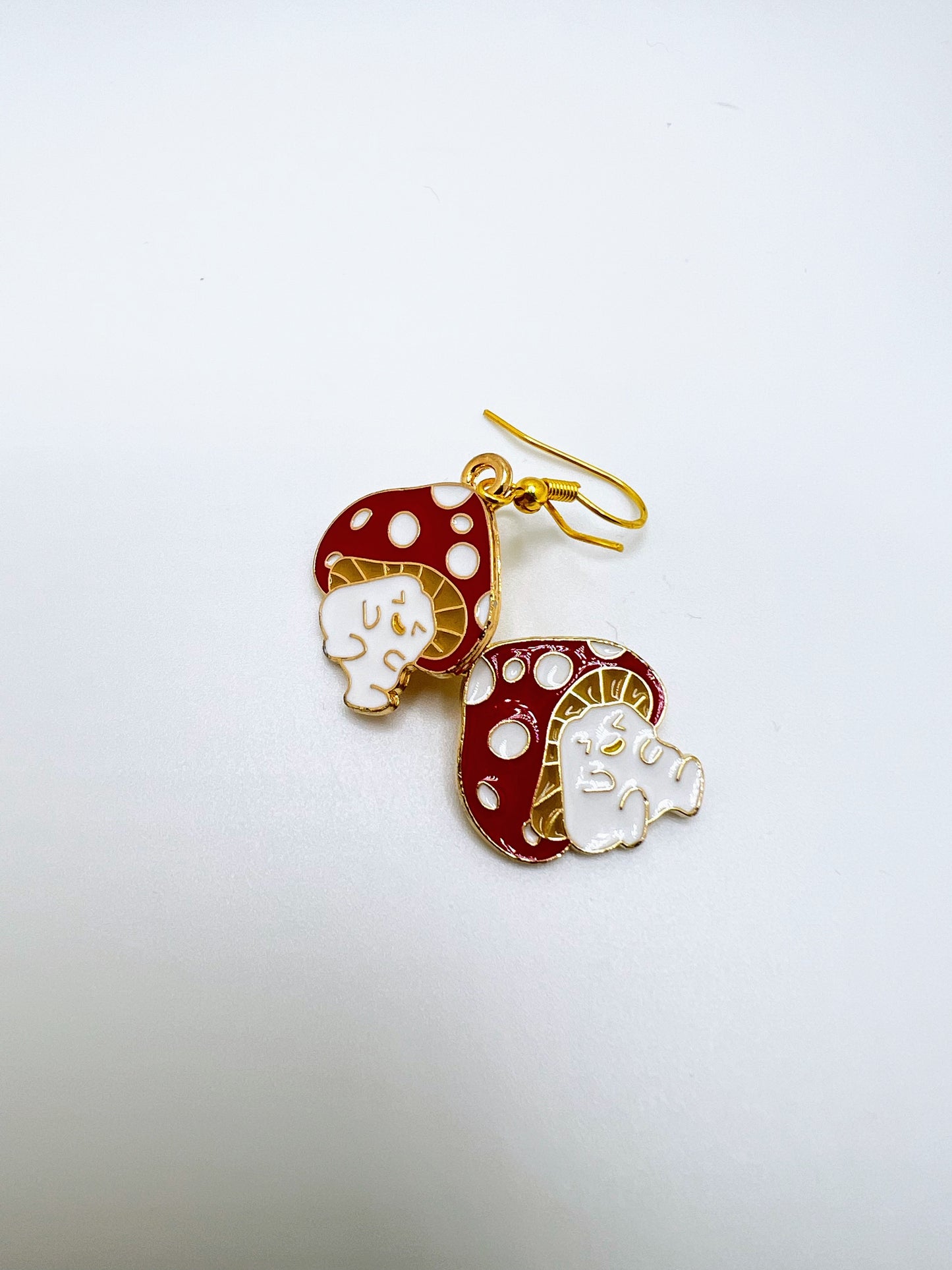 Cartoon Mushroom Earrings – Cute Dangle or Studs, Whimsical Fungi Accessories