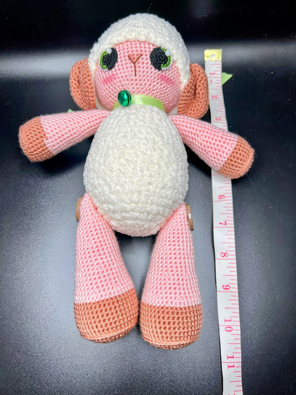 Stuffed Sheep Toy - Crochet Knitted Amigurumi Toy