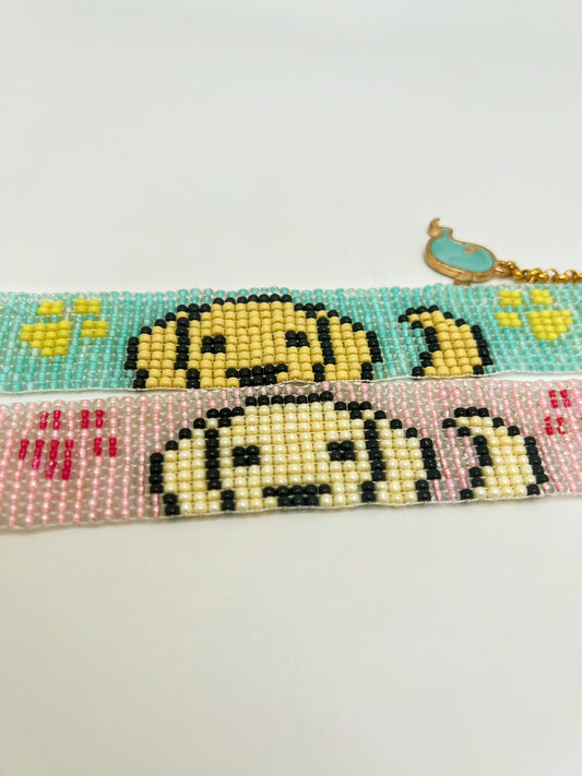 Handmade Dog Beads Bracelet – Cute Loom Beaded Jewelry