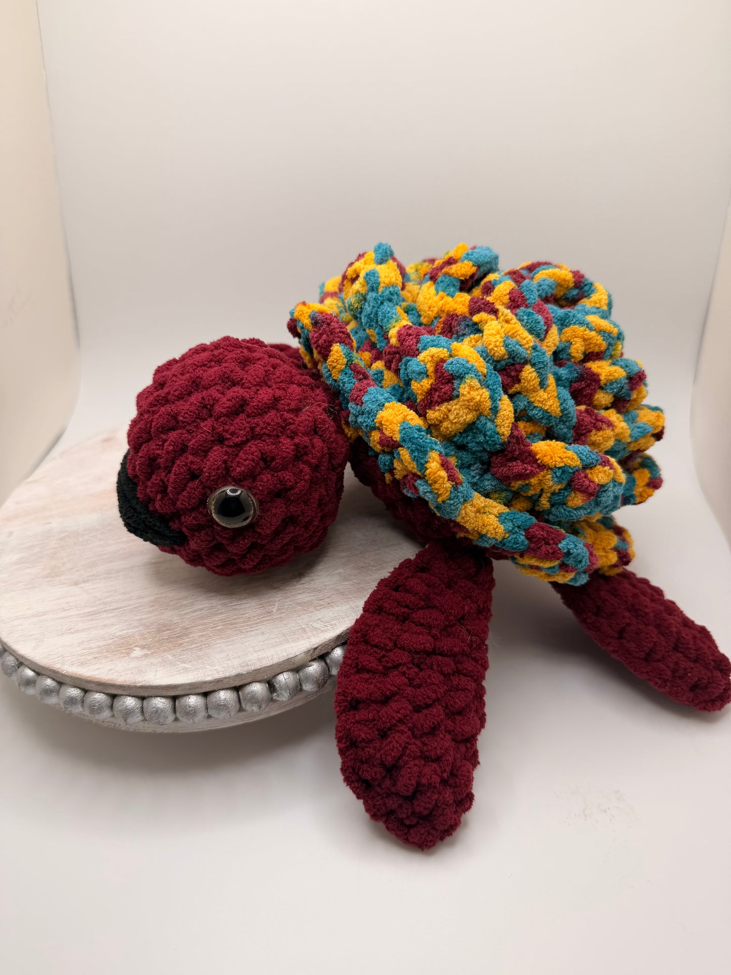 Handmade Flower Sea Turtle Amigurumi Toy (Diff Colors) – Cute Crochet Plush