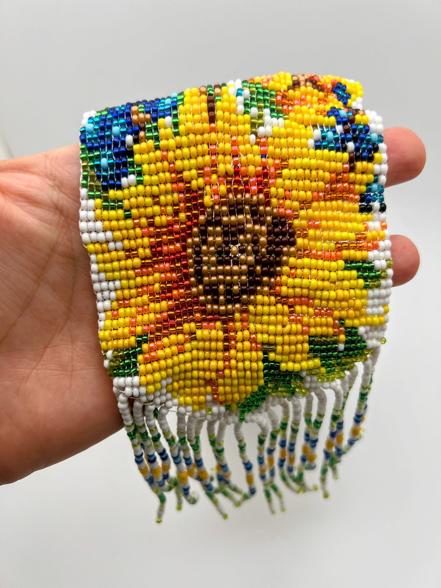 SunFlower 🌻 Loom-beaded Necklace