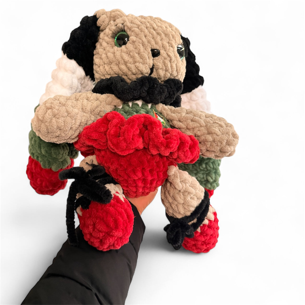 Handmade Palestine Giant Cute Cuddly Rabbit Amigurumi Toy – Cute Crochet Plush