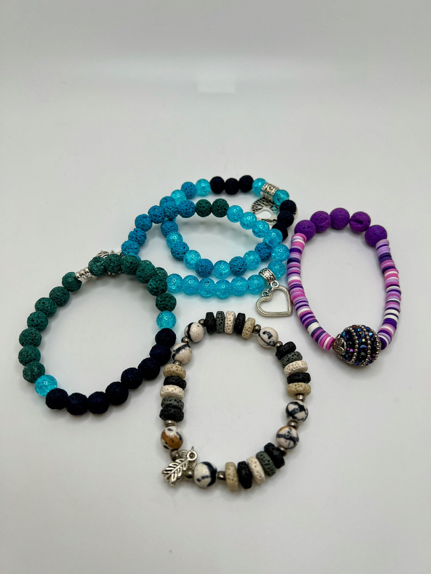Lava Beads Aromatherapy Bracelet (Different Designs Available)