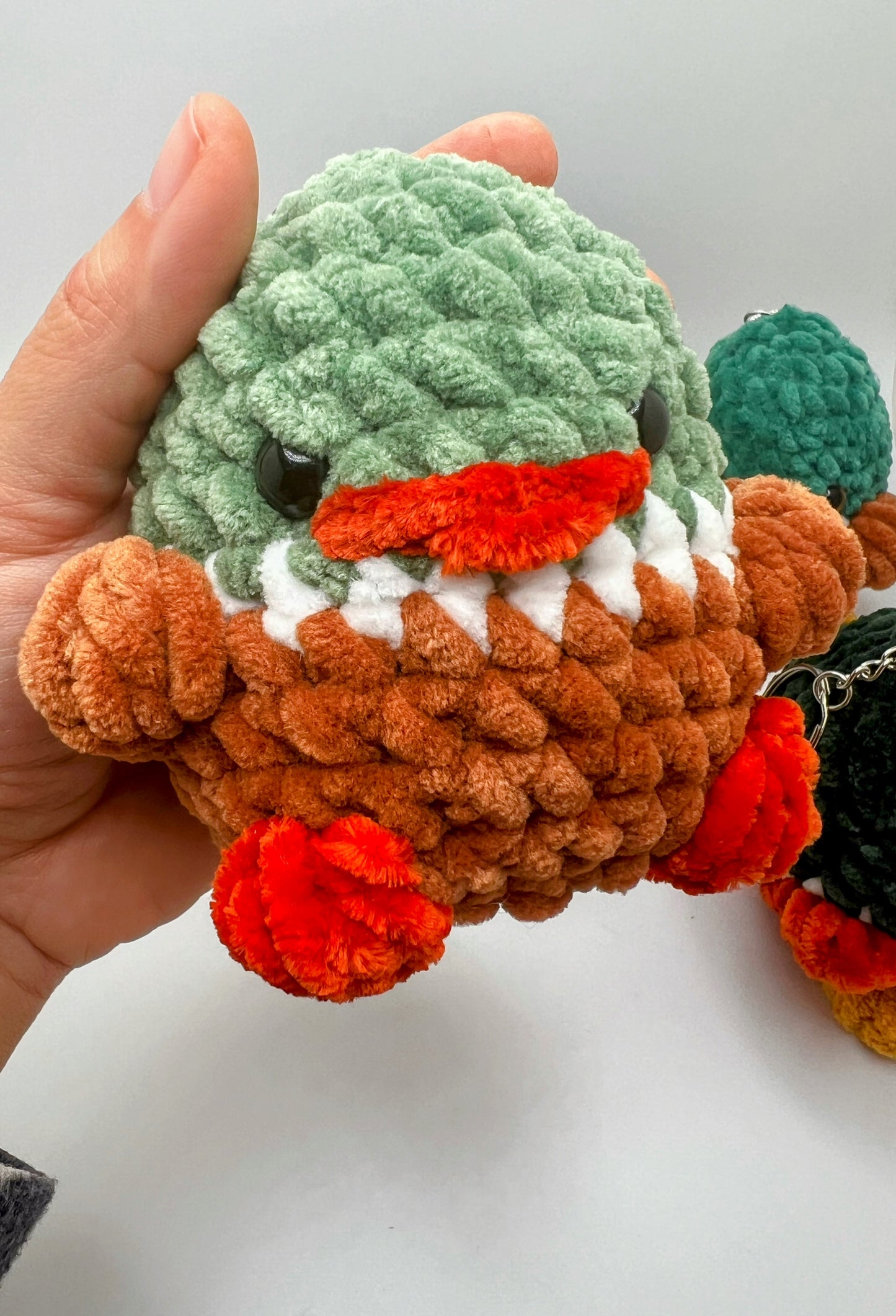 Mallard duck 🦆 keychain Amigurumi Toy