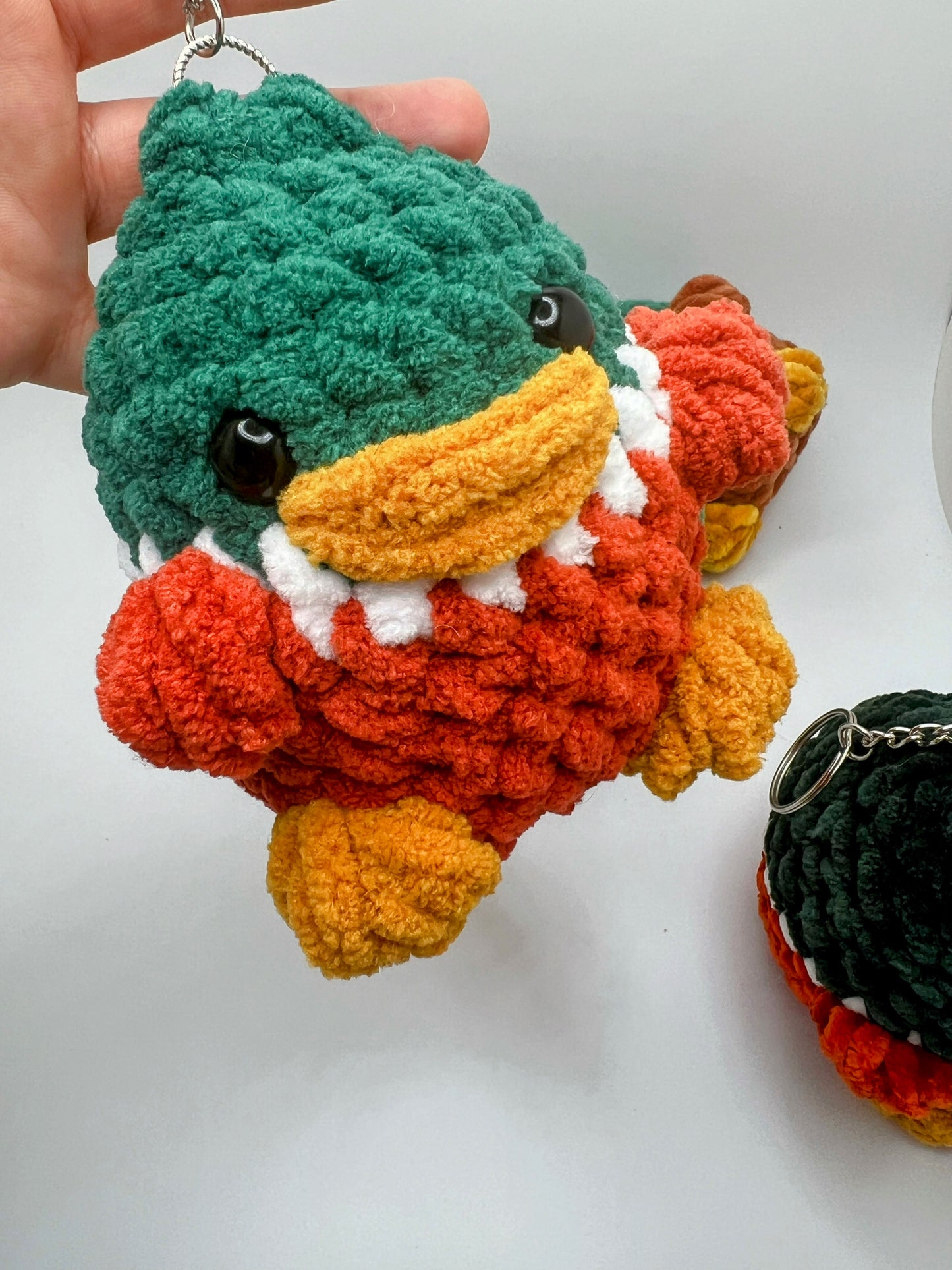 Mallard duck 🦆 keychain Amigurumi Toy