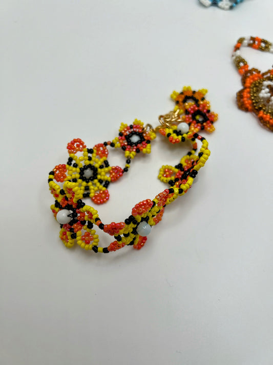 Flower Beads Bracelet (Different Designs Available)