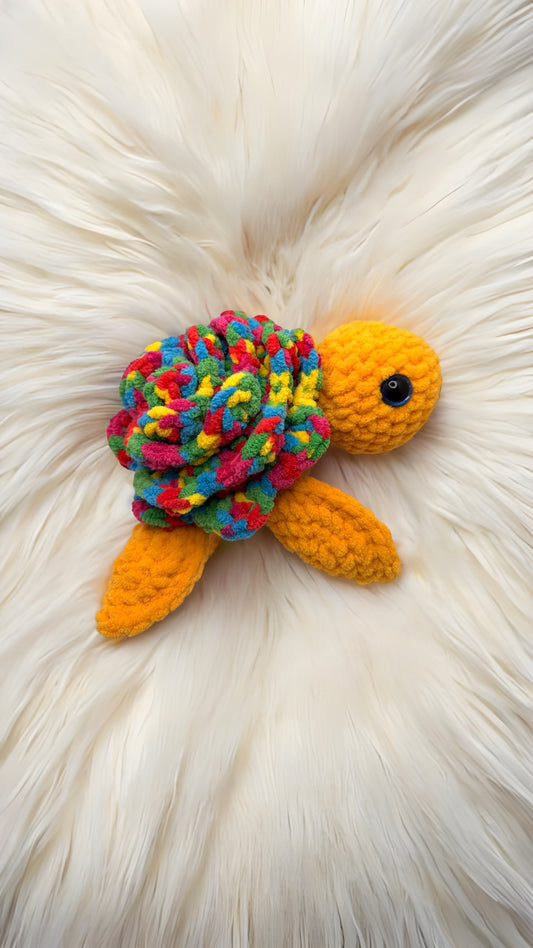 Handmade Flower Sea Turtle Amigurumi Toy (Diff Colors) – Cute Crochet Plush