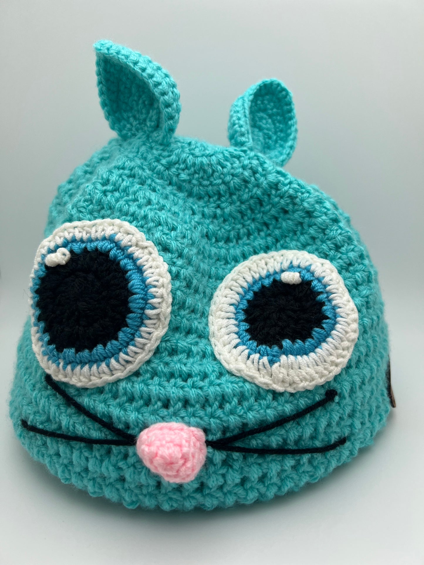 Crochet Cute Cat Hat (5 Different Colors)