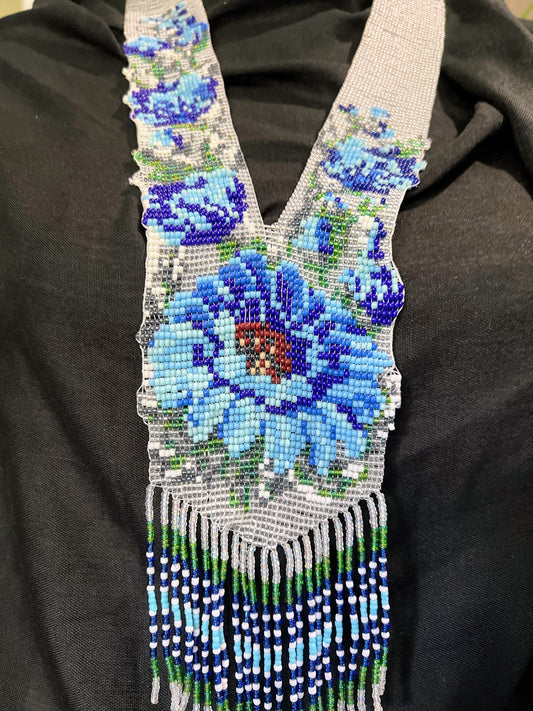 Loom Beaded Necklace – Handmade Tribal-Inspired Statement Jewelry