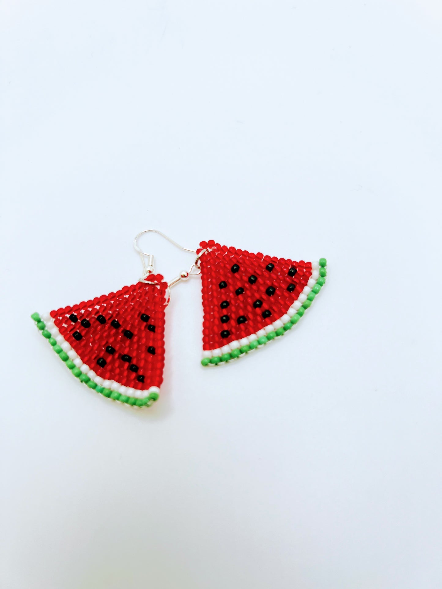 Beaded Watermelon Earrings 🍉 (3 Designs)