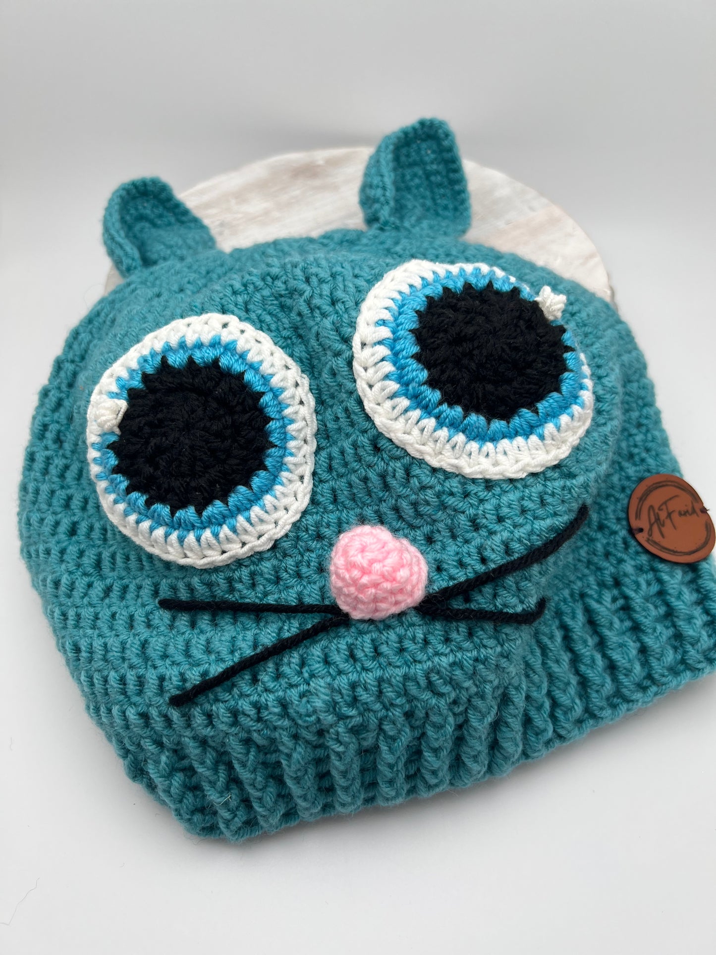 Crochet Cute Cat Hat (5 Different Colors)