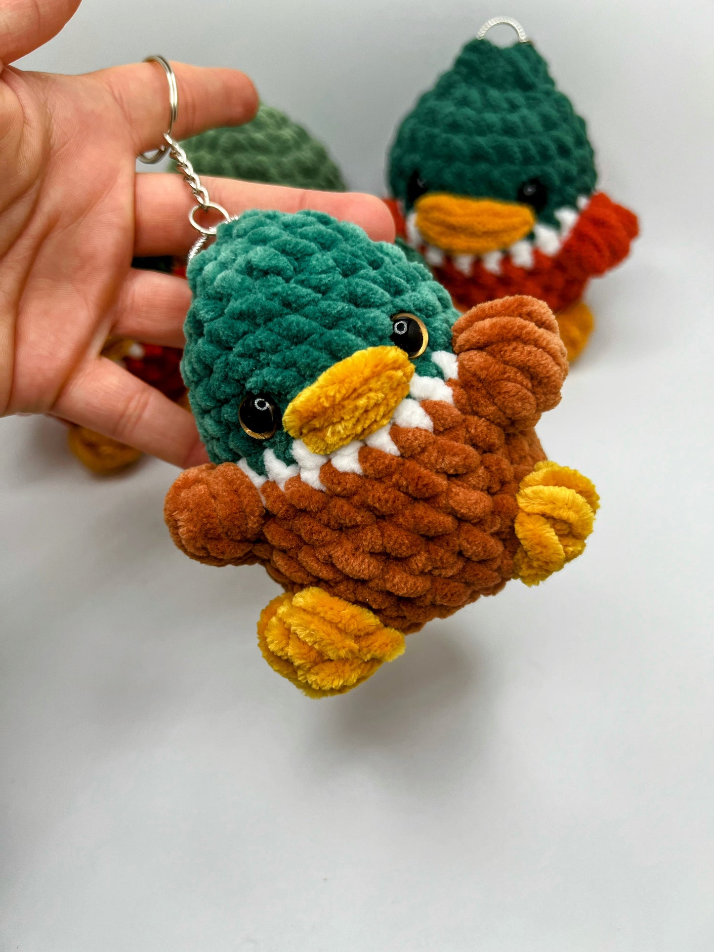 Mallard duck 🦆 keychain Amigurumi Toy