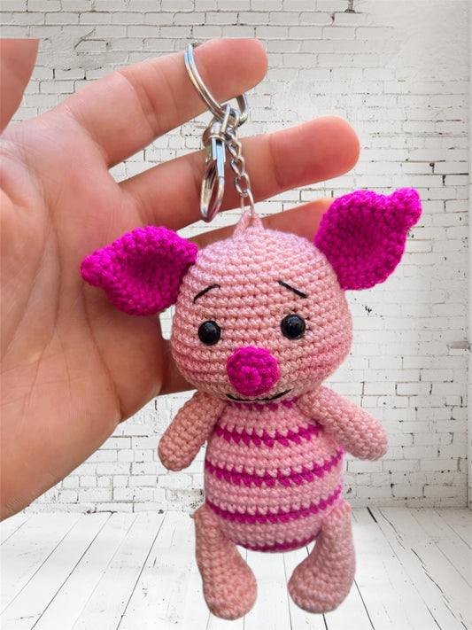 Handmade Beagle Dog Amigurumi Keychain – Crochet Dog Charm