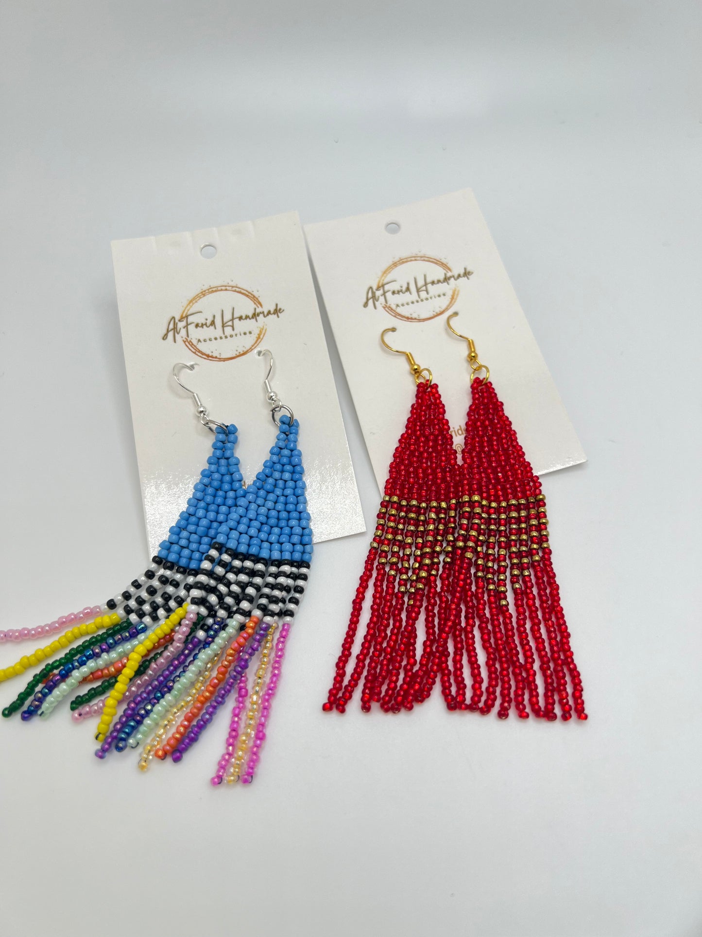 Beaded Dangling Earrings(Different Colors)