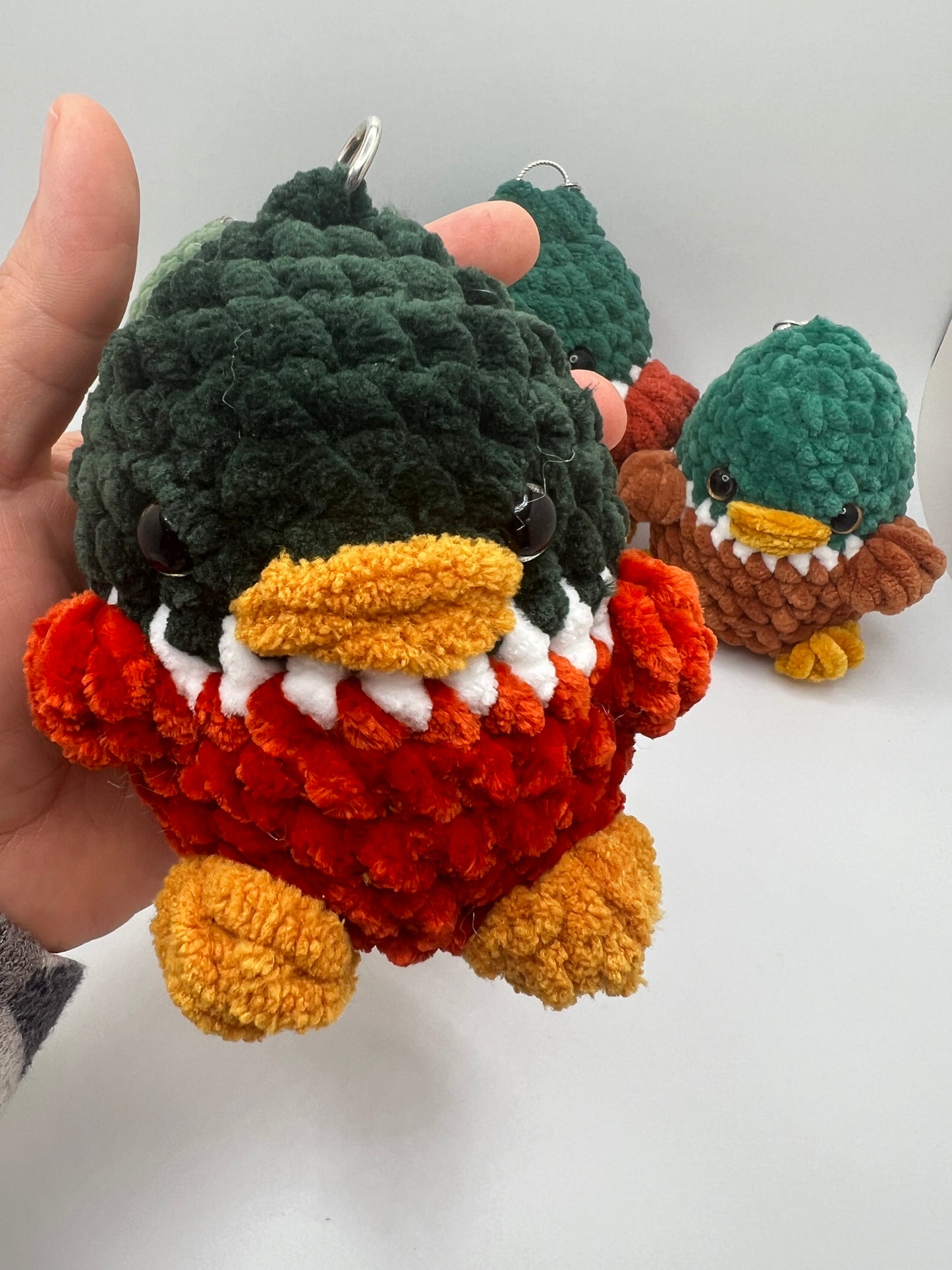 Mallard duck 🦆 keychain Amigurumi Toy