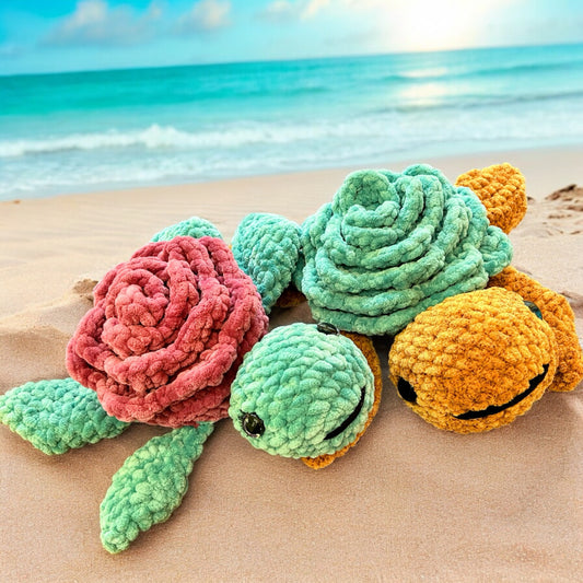 Flower  Seaturtle 🐢 - Crochet Knitted Amigurumi Toy