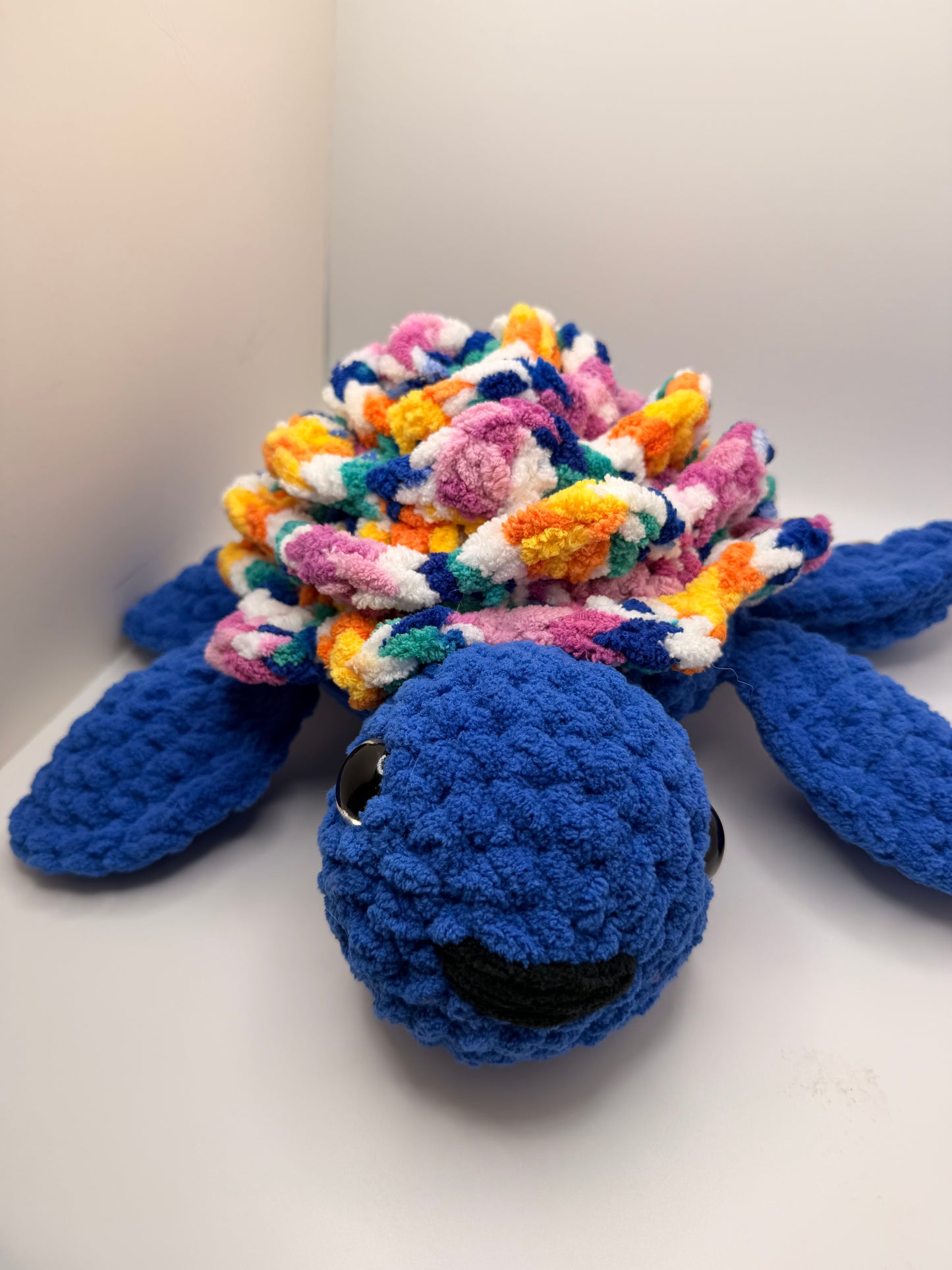 Handmade Flower Sea Turtle Amigurumi Toy (Diff Colors) – Cute Crochet Plush