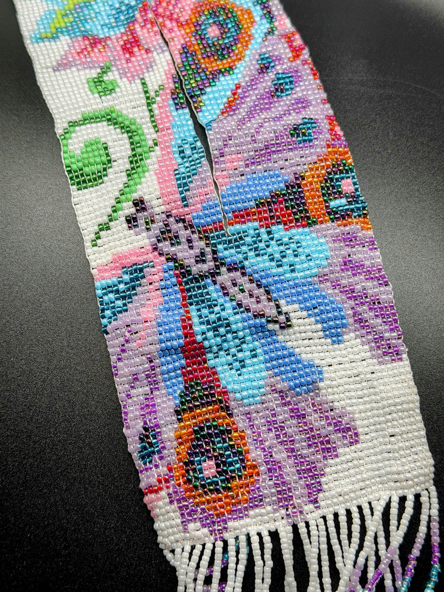 Flower & Butterfly Design Loom Beaded Necklaces