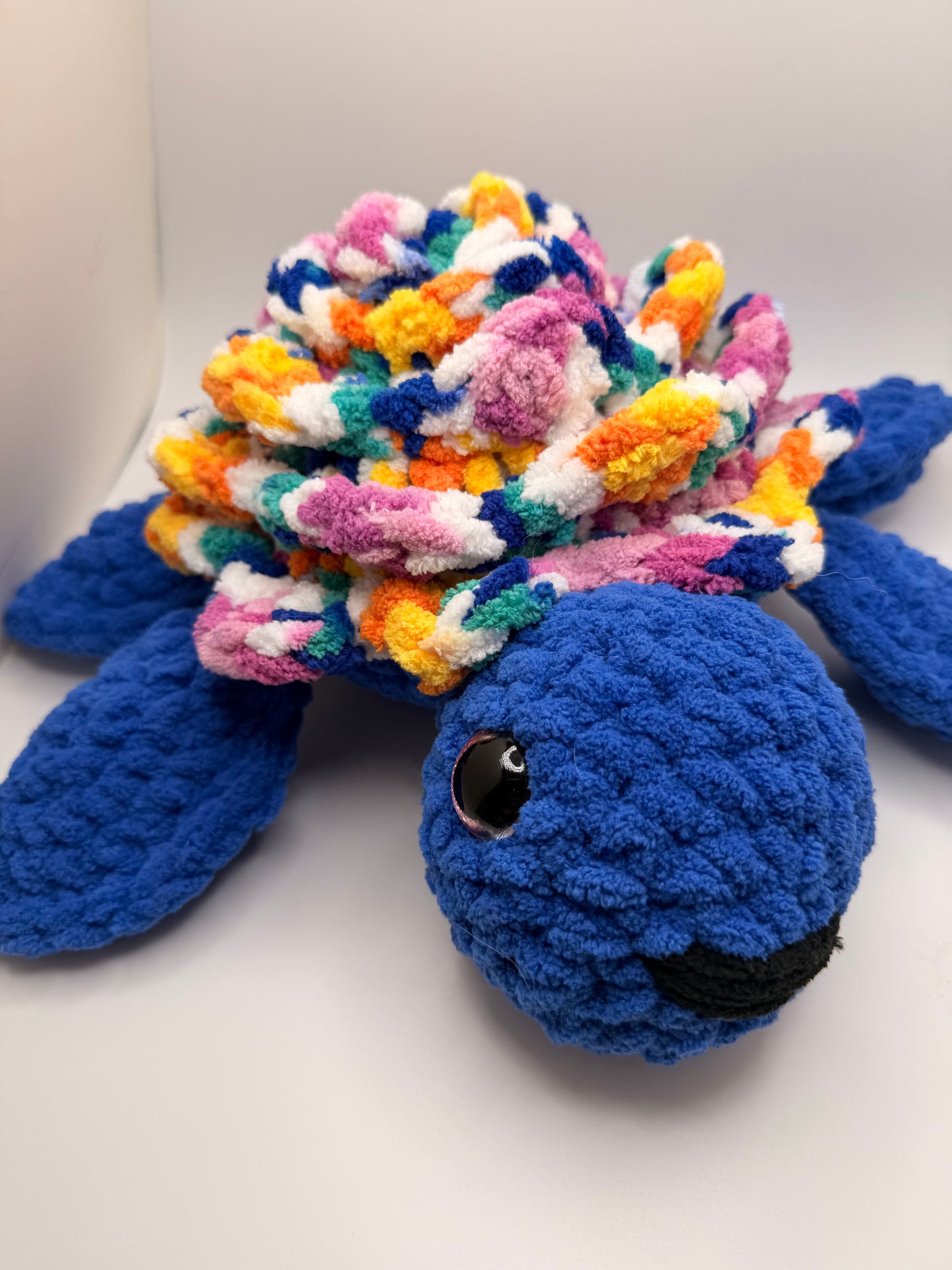 Handmade Flower Sea Turtle Amigurumi Toy (Diff Colors) – Cute Crochet Plush