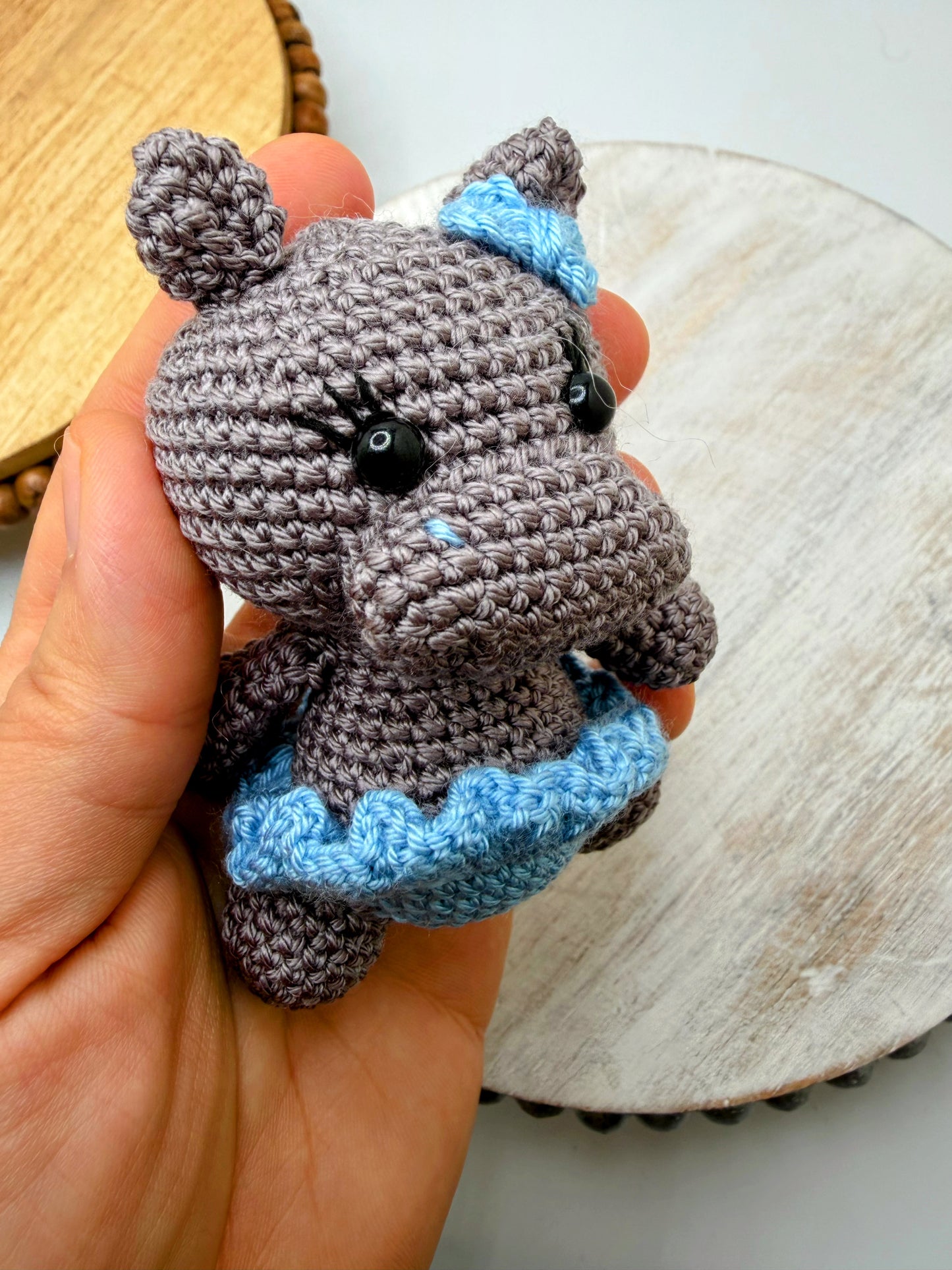 Bunny in Magic Hat Keychain – Handmade Amigurumi Crochet Plush Toy | Al Farid Gifts