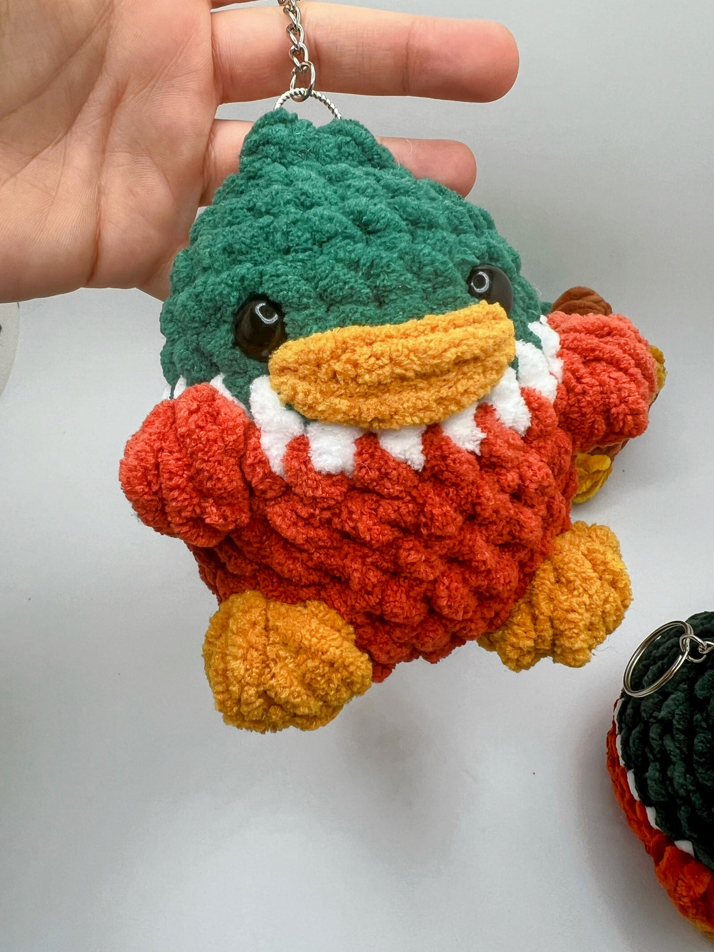 Mallard duck 🦆 keychain Amigurumi Toy