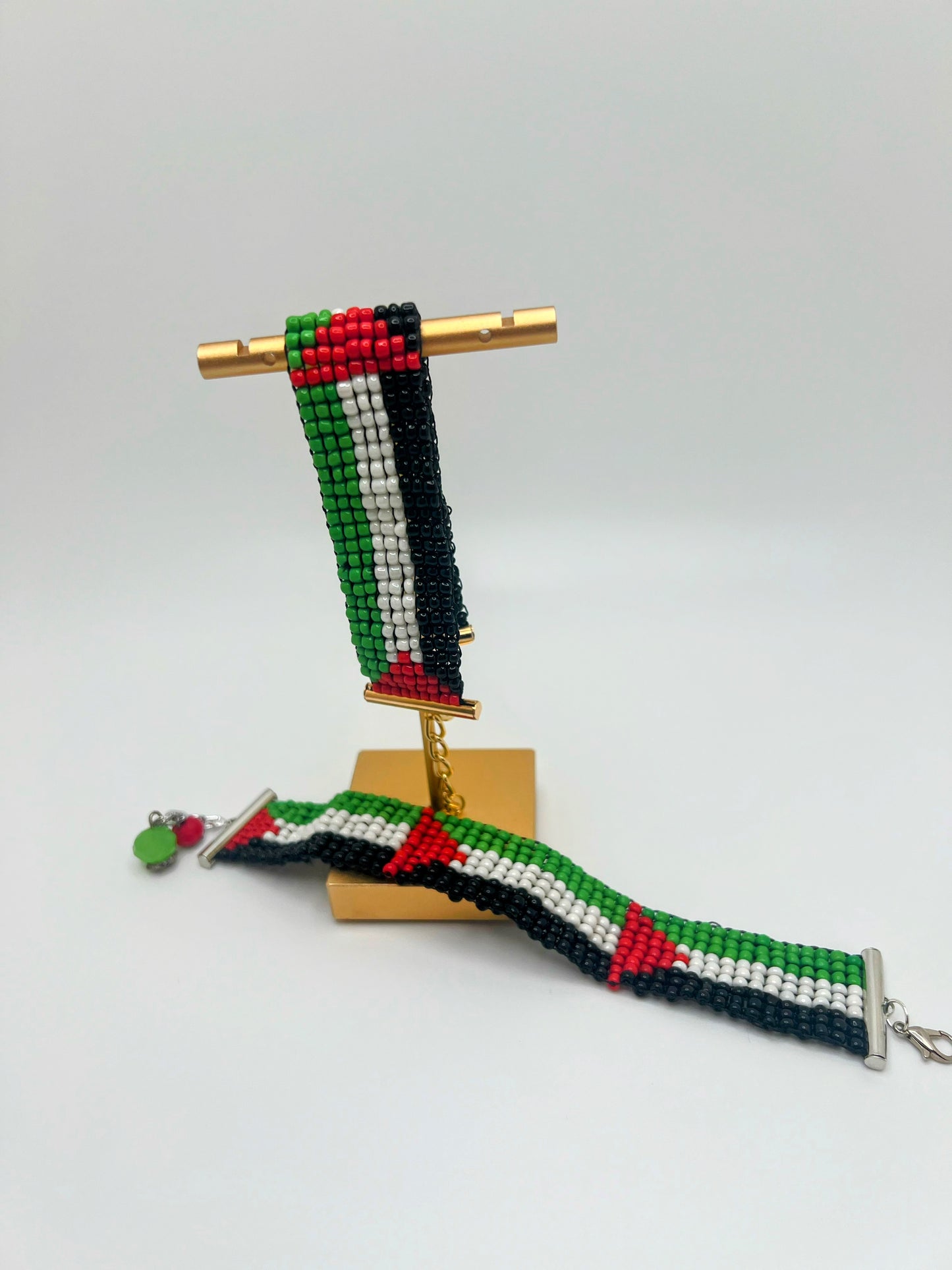 Palestine 🇵🇸  Flag Loom Beads Bracelet