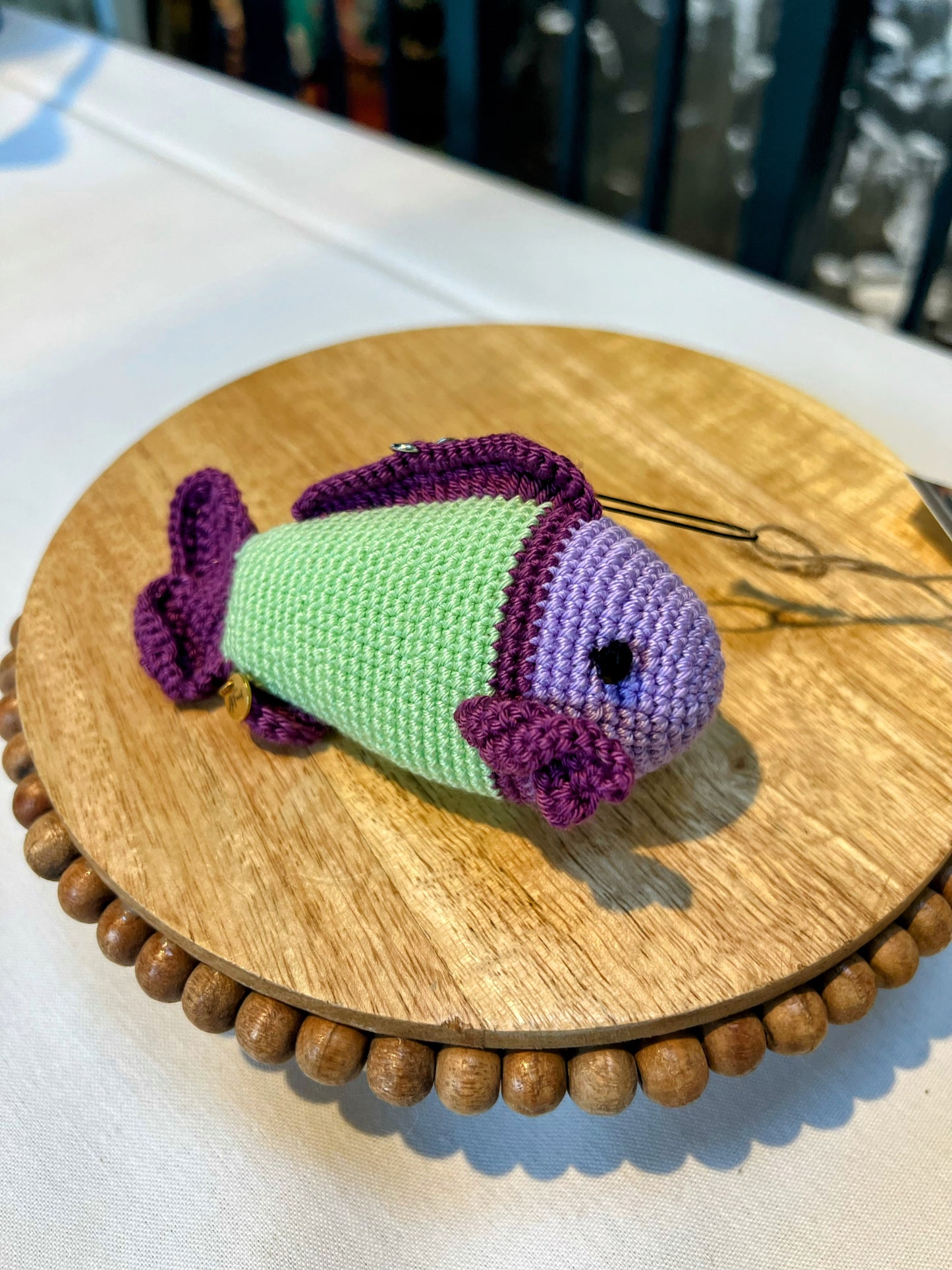 Stuffed fish Keychain - Crochet Knitted Amigurumi Toy