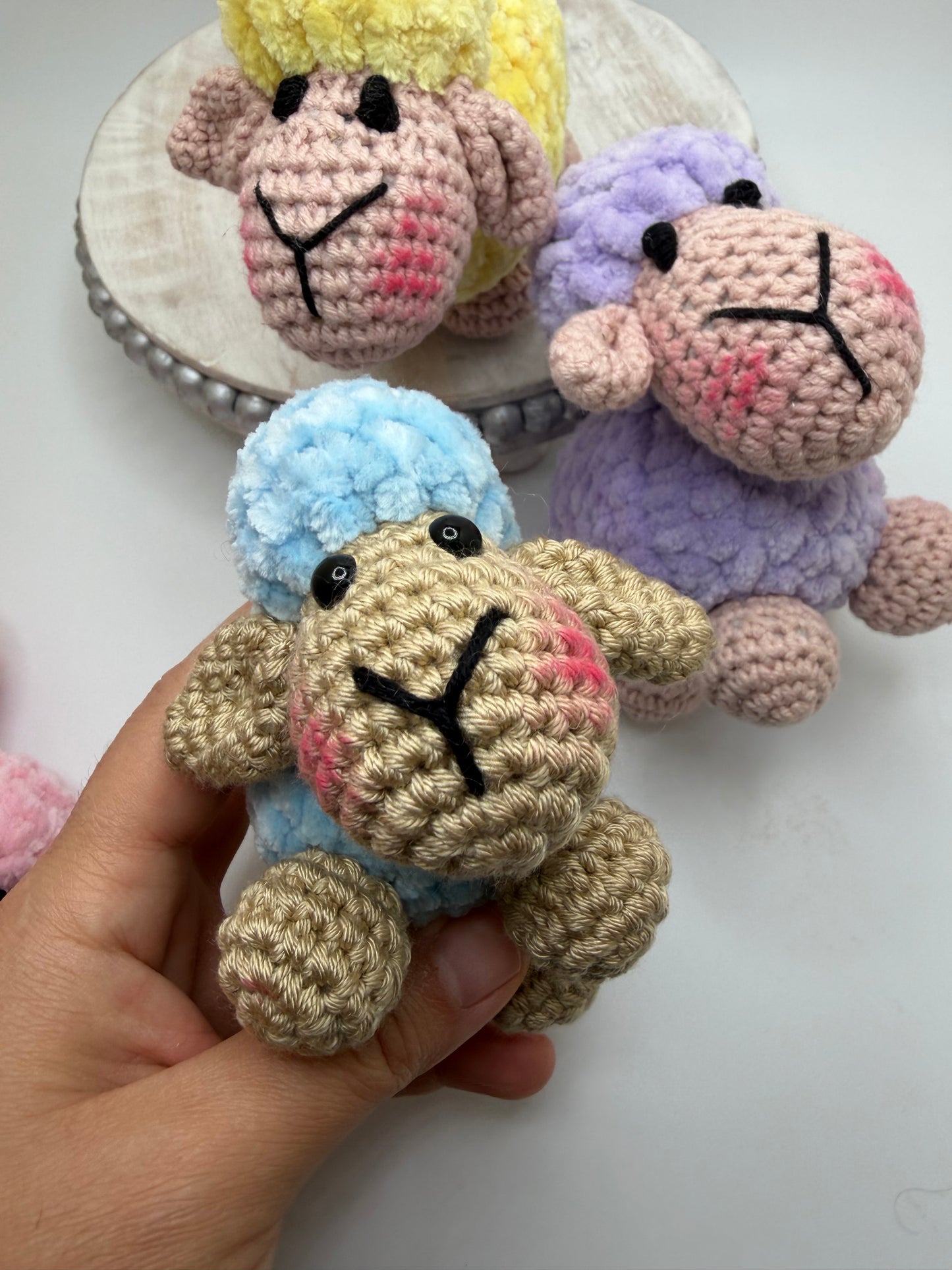 Cute 🐑 Sheep Mini Amigurumi Toy