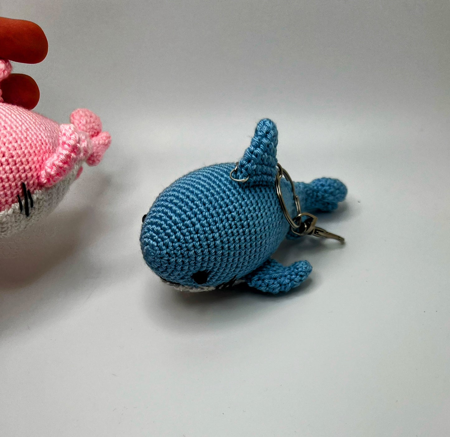 Amigurumi cute Shark Keychain Toy