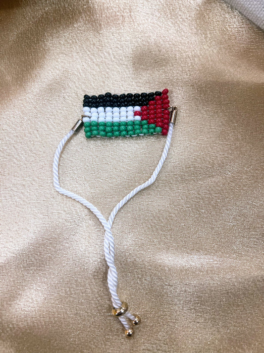 Palestine 🇵🇸  Flag Loom Beads Friendship Bracelet