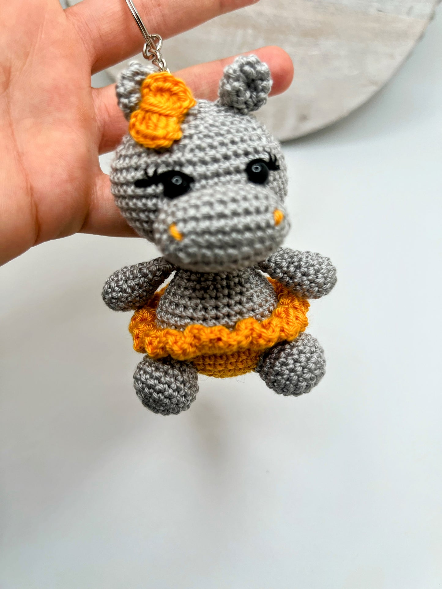 Bunny in Magic Hat Keychain – Handmade Amigurumi Crochet Plush Toy | Al Farid Gifts