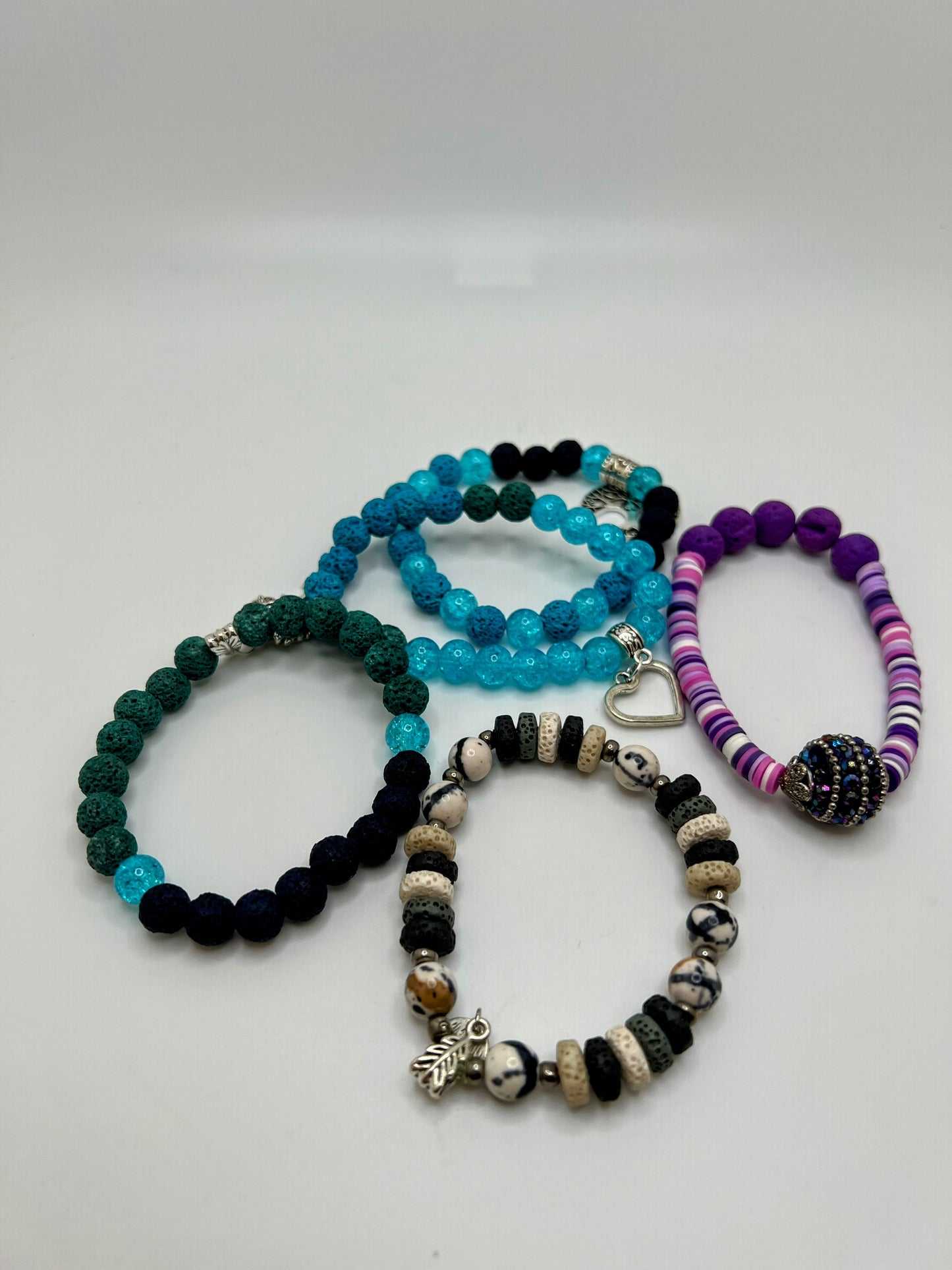 Lava Beads Aromatherapy Bracelet (Different Designs Available)