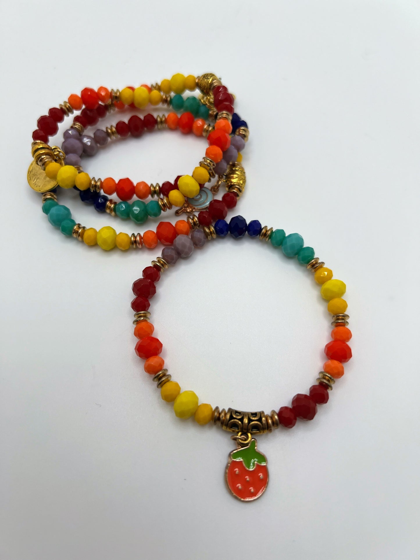 Crystal Colorful Beads Bracelet