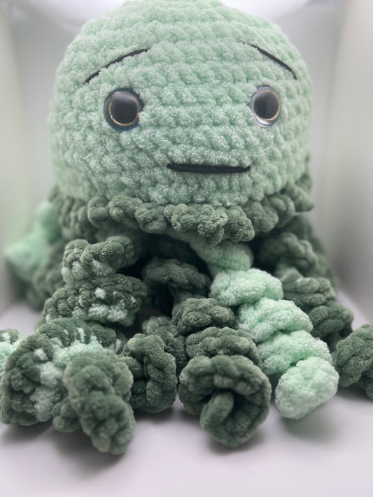 Stuffed Big Jellyfish - Crochet Knitted Amigurumi Toy