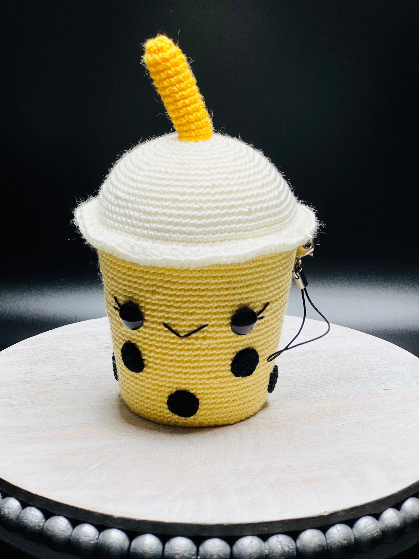 Stuffed Boba Drink Toy - Crochet Knitted Amigurumi Toy