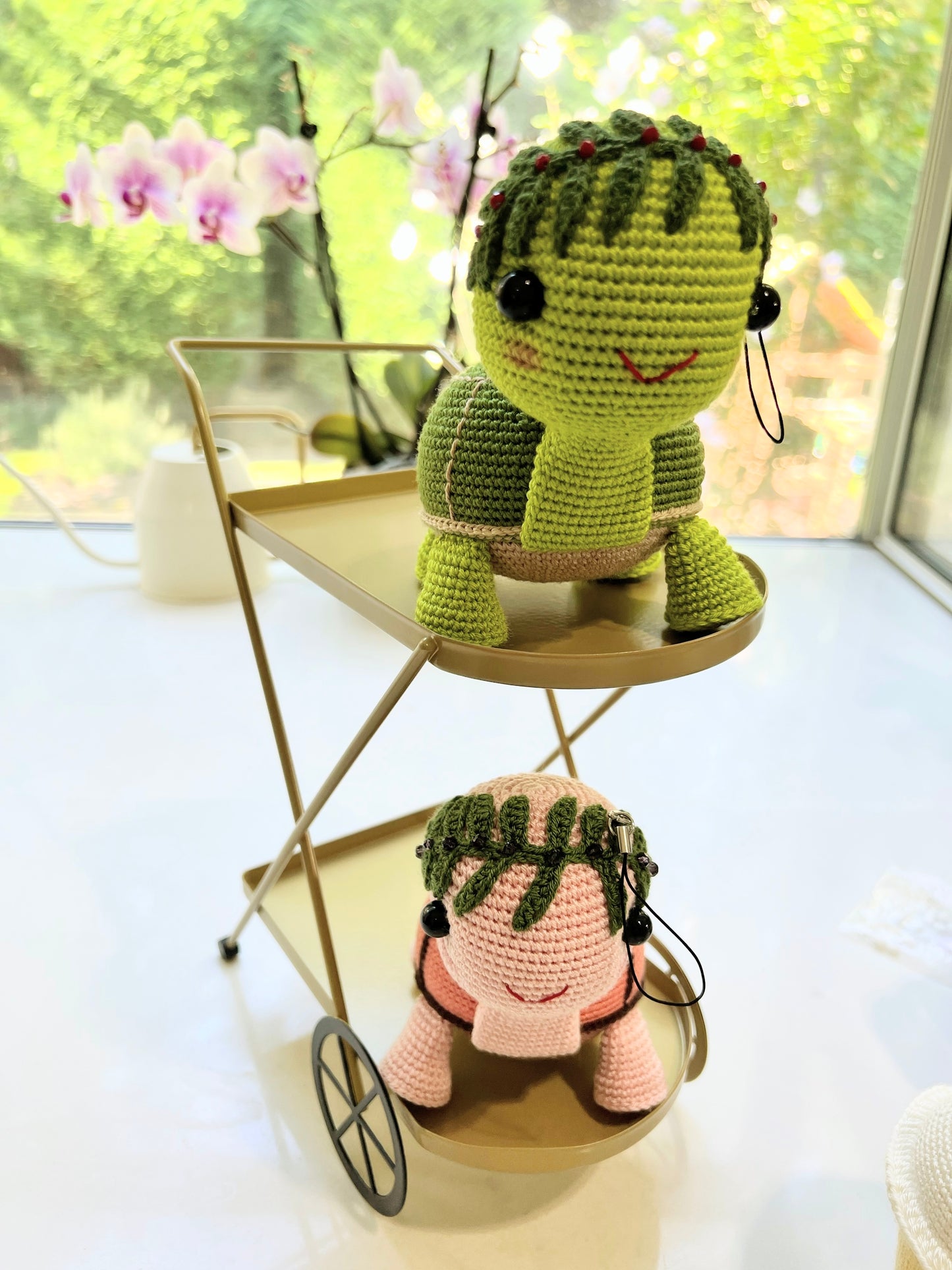 Stuffed Turtle Toy - Crochet Knitted Amigurumi Toy