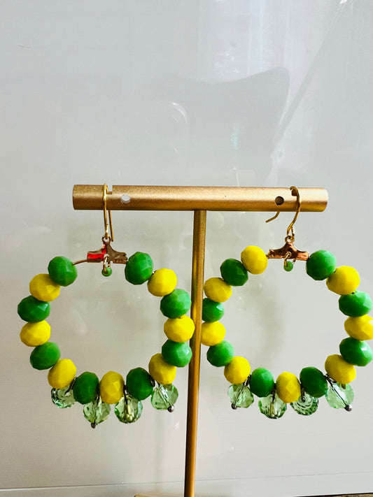 Crystal Hoop Earrings – Dazzling Sparkle Hoop Studs & Dangles