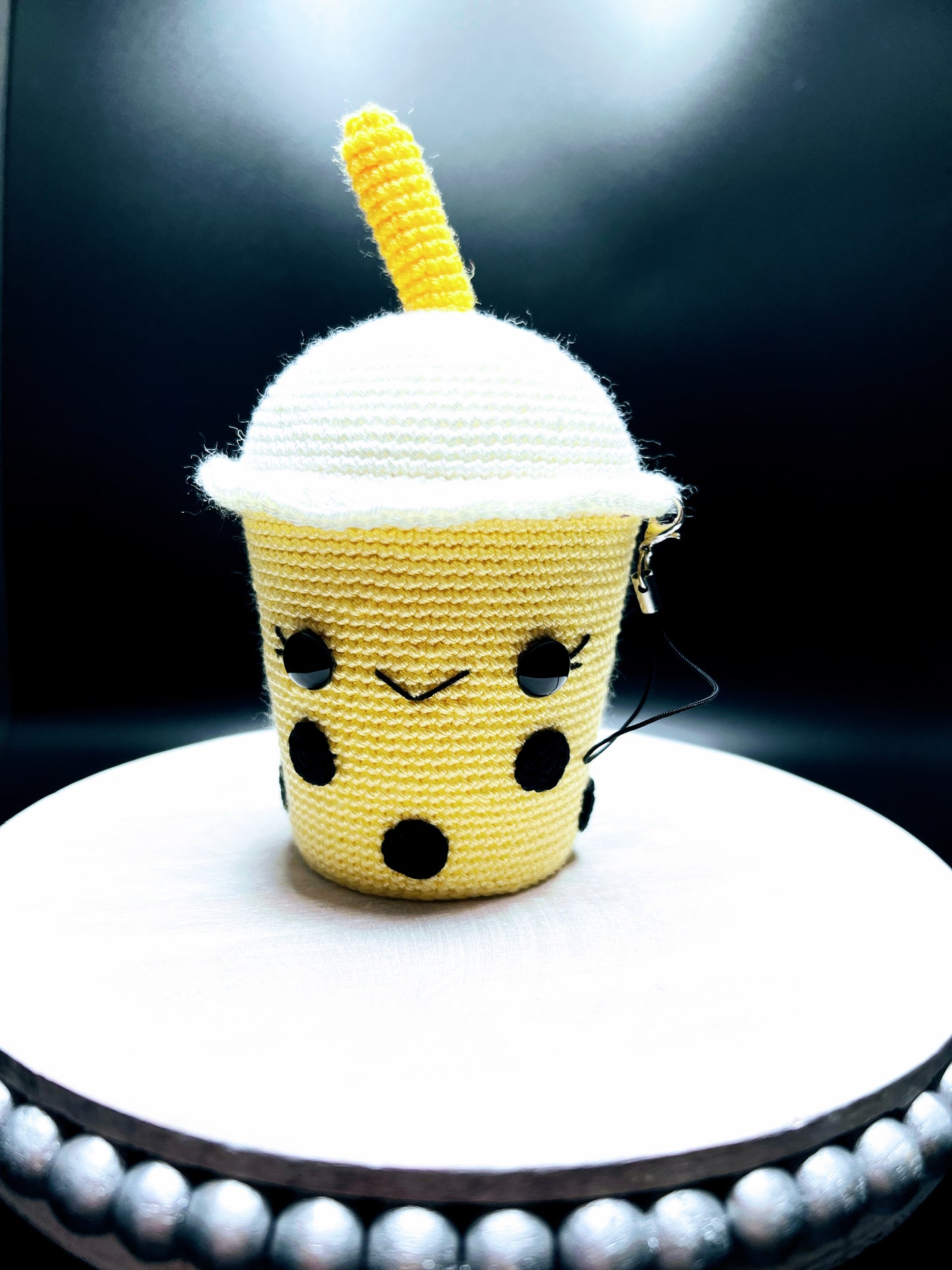 Stuffed Boba Drink Toy -A Sweet Treat - Crochet Knitted Amigurumi Toy