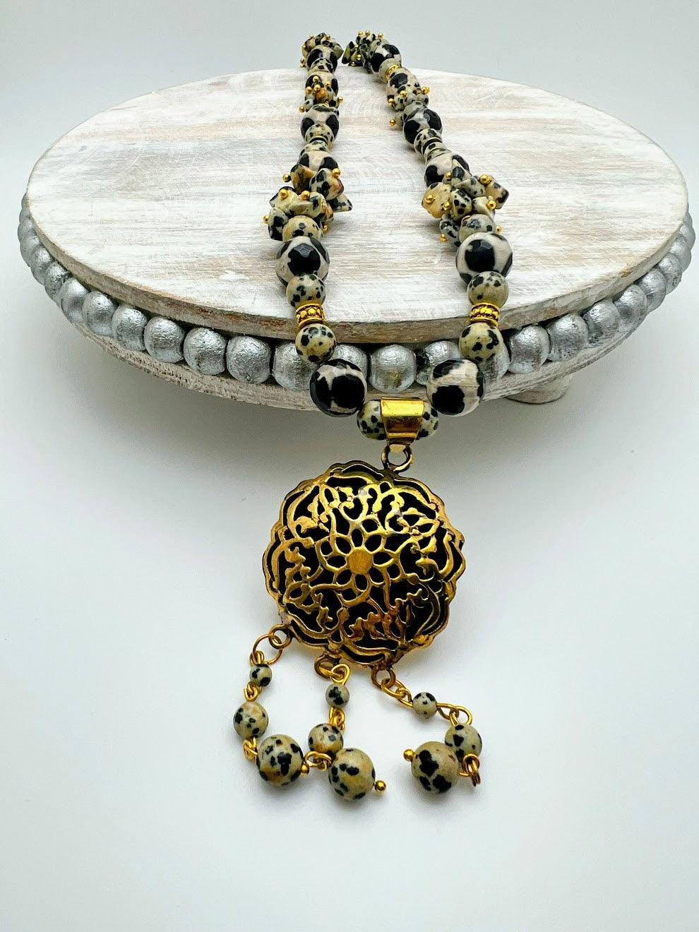 Tiger Necklaces With Agar Beads (2 Different Designs)