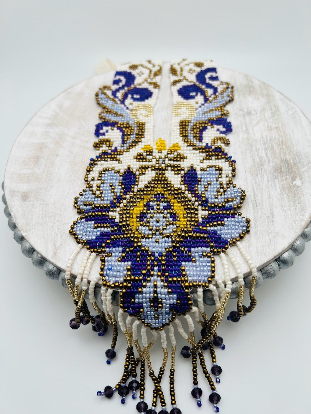Peacock Body Style Loom Beaded Necklaces (3 Colors available )