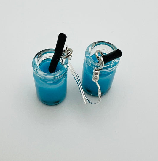 Berry Boba Tea Earrings – Charming Mixed Berry Bubble-Tea Dangles